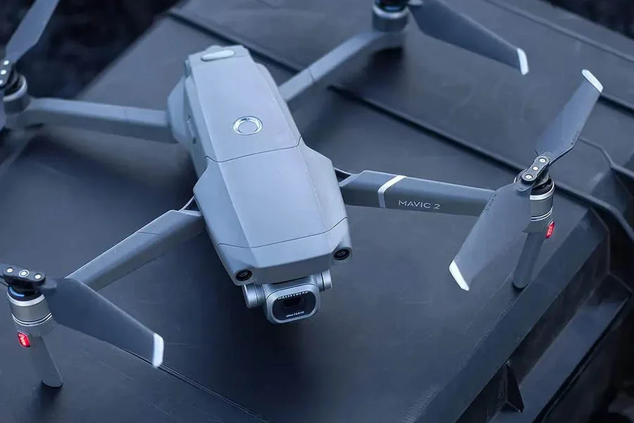 big drone with camera